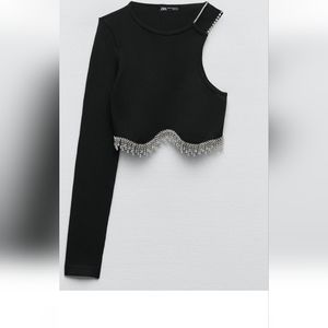 One sleeve Zara top M-L